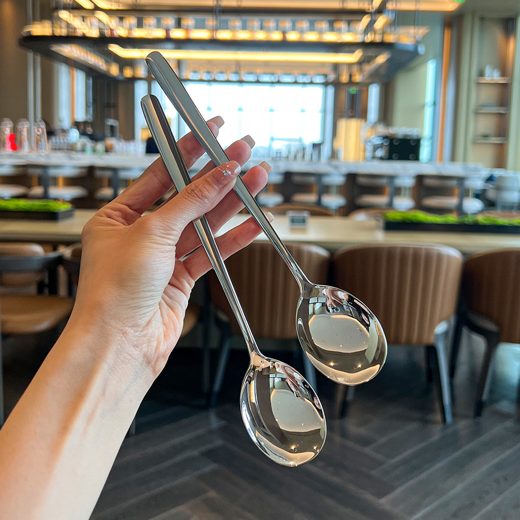 316不鏽鋼勺叉組 成人餐具 鏡面長柄湯匙叉子 家用餐具 4件組/8件組